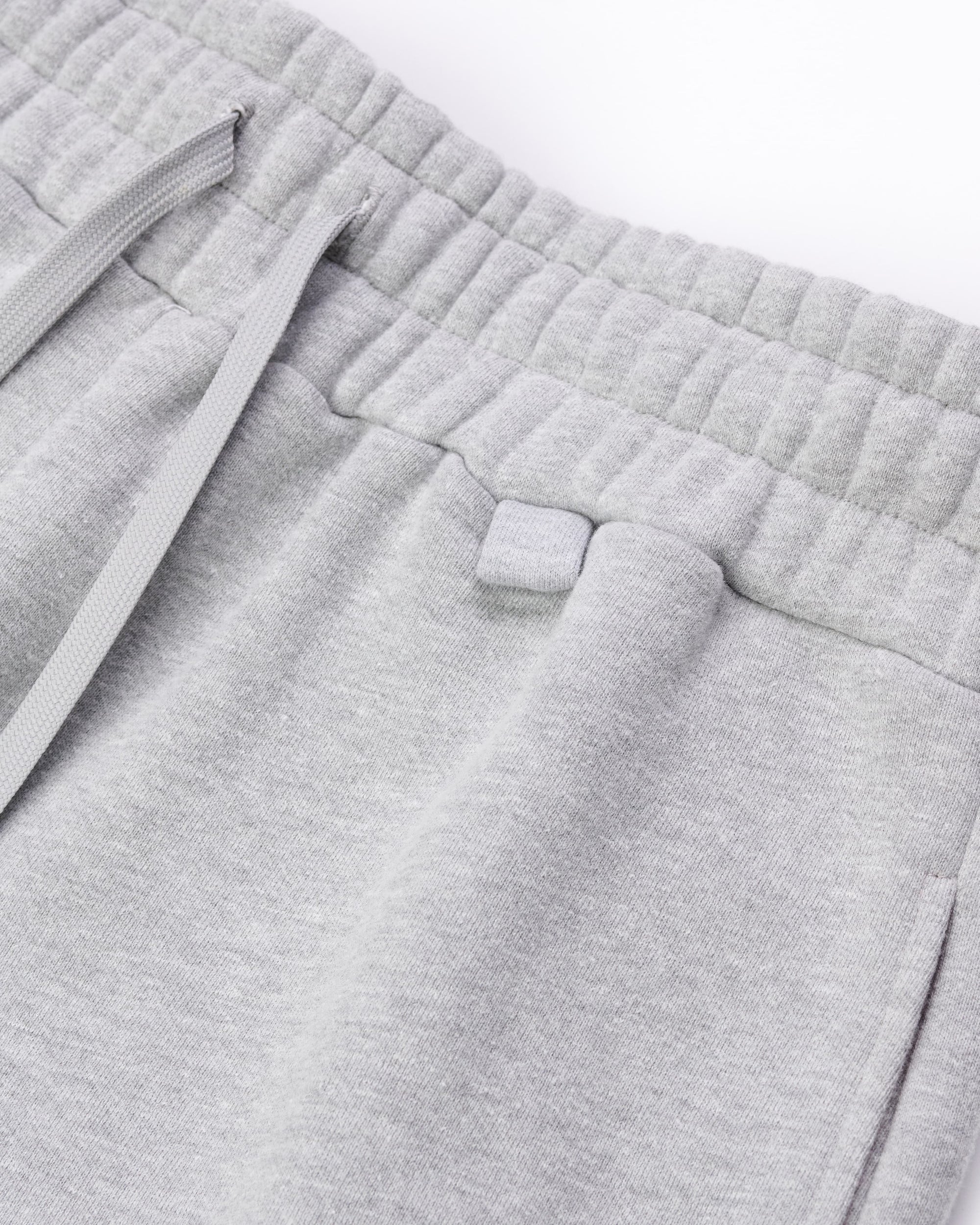 HIGH RISK ZIPPER SWEATPANTS - HEATHER GREY