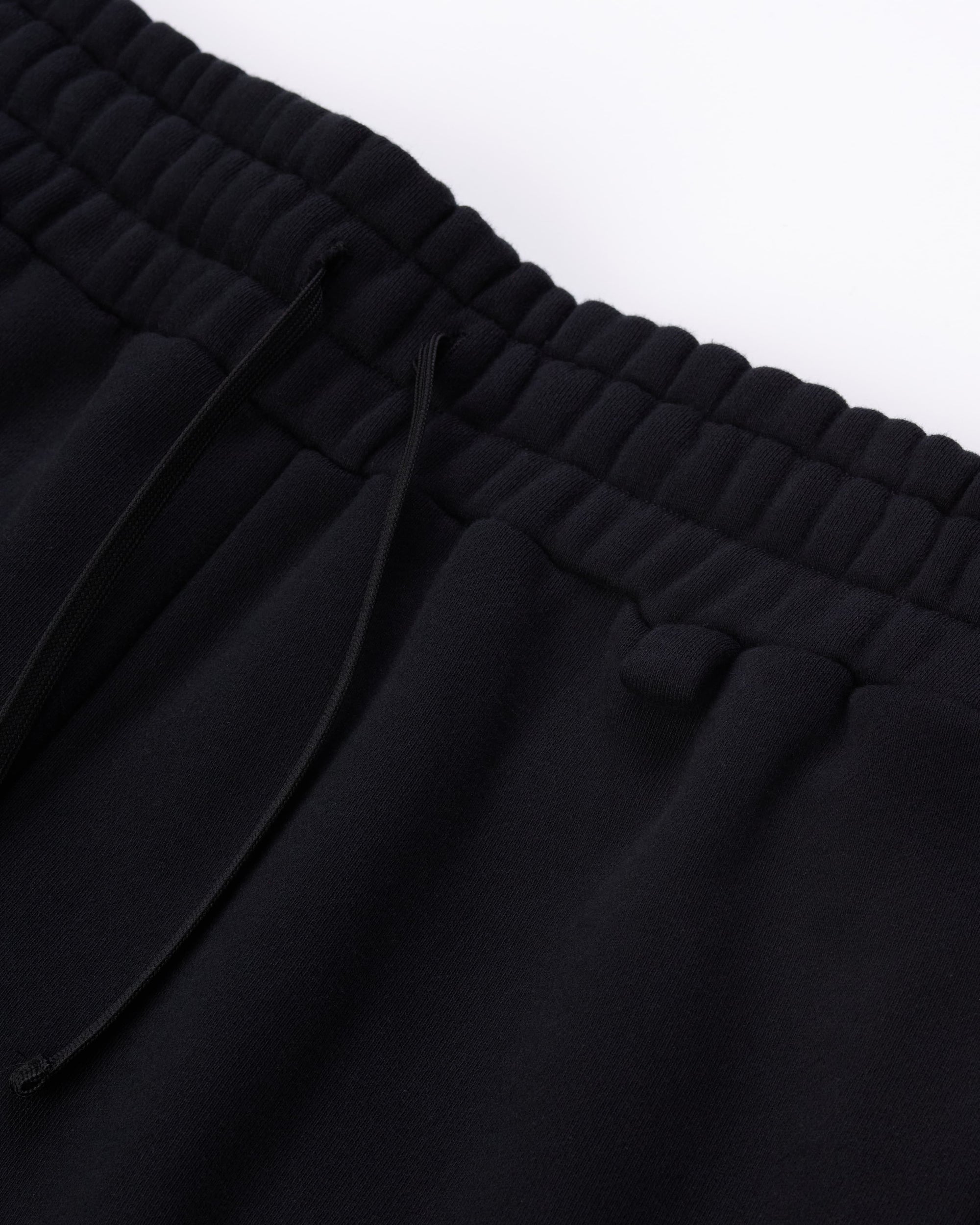 HIGH RISK ZIPPER SWEATPANTS - BLACK