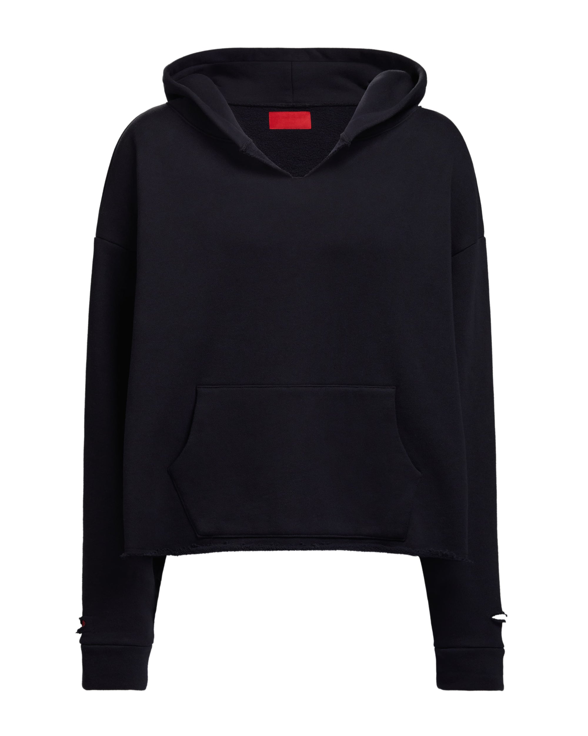 HIGH RISK OVERSIZED HOODIE - BLACK