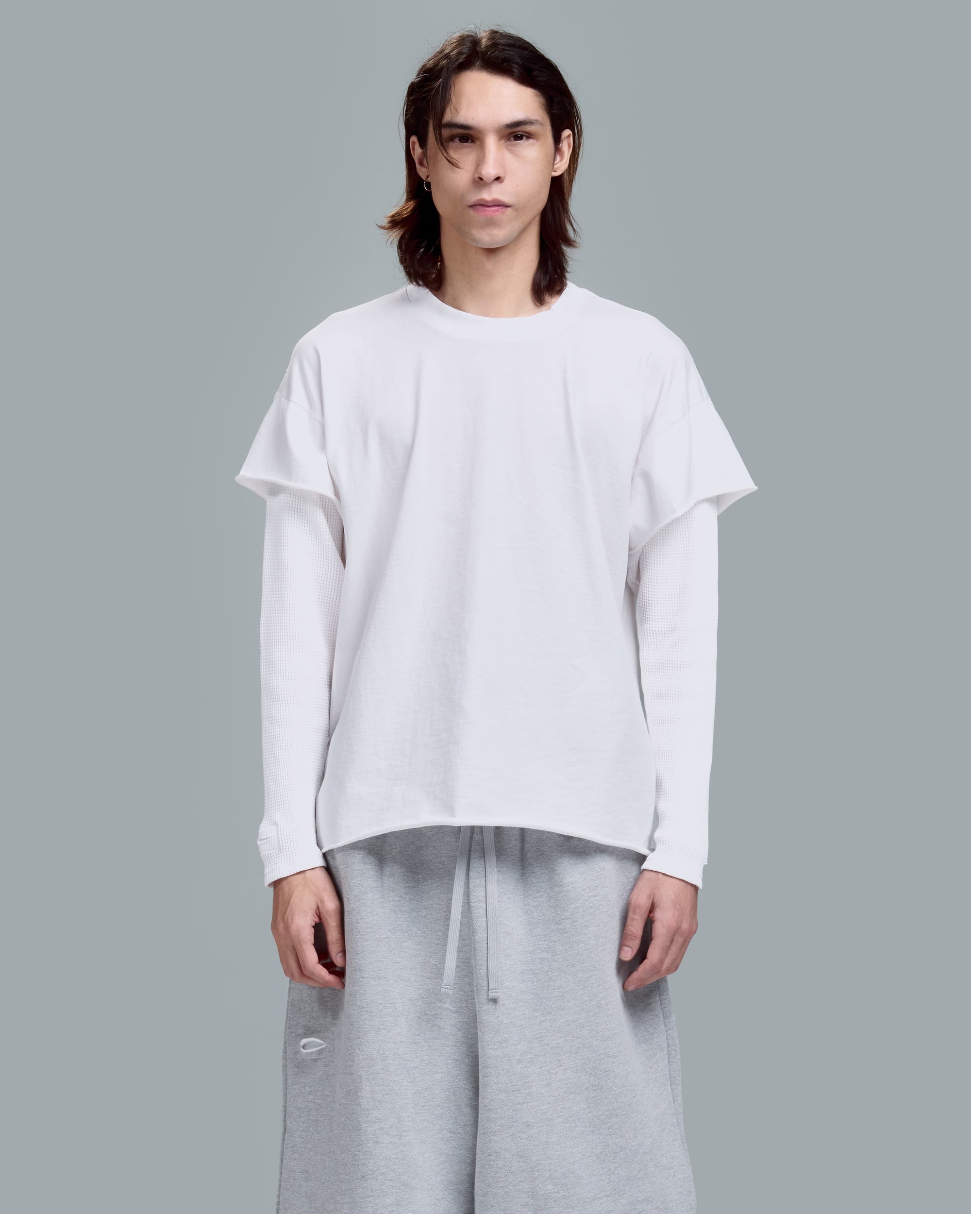 HIGH RISK THERMAL TEE - WHITE