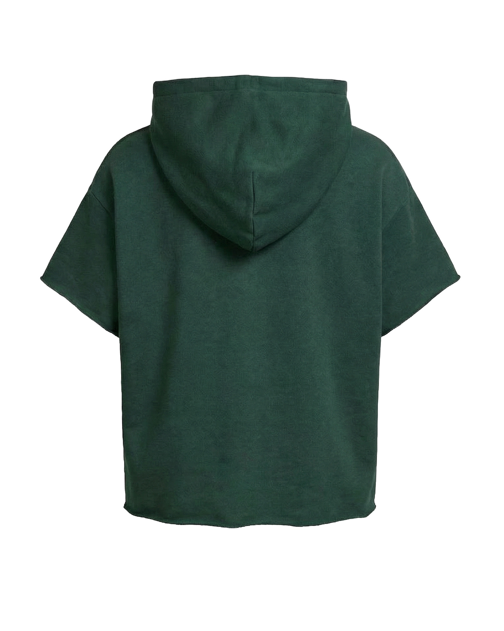 CUT OFF HOODIE - GREEN