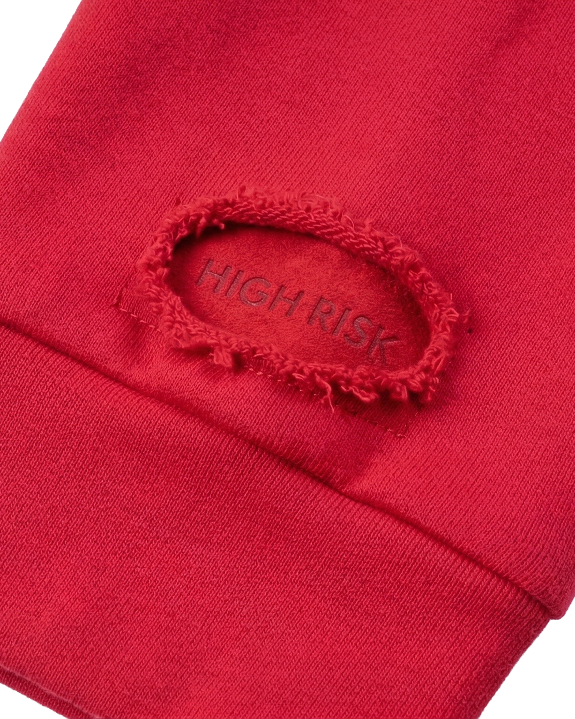 HIGH RISK OVERSIZED HOODIE -RED