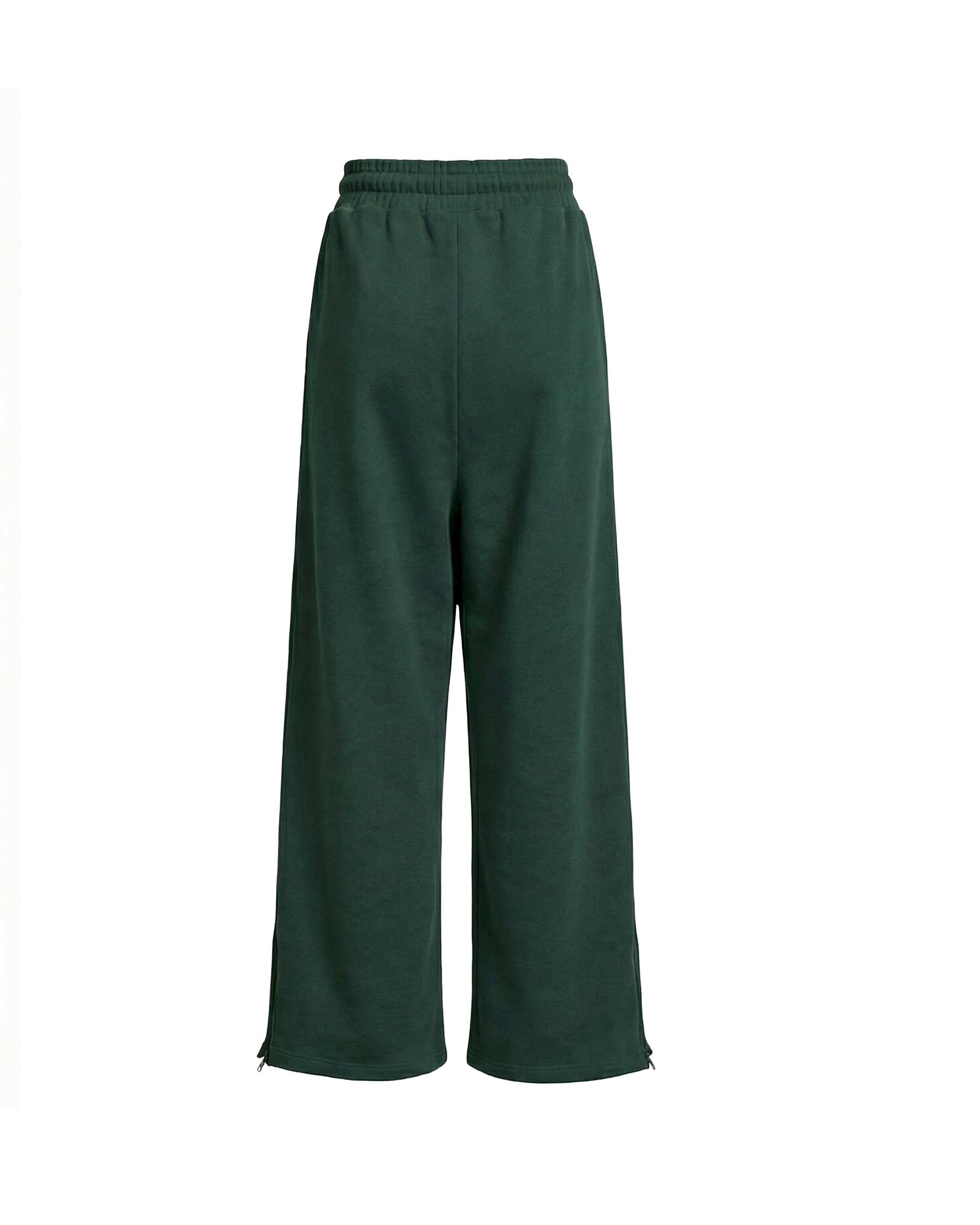 ZIPPER SWEATPANTS - GREEN