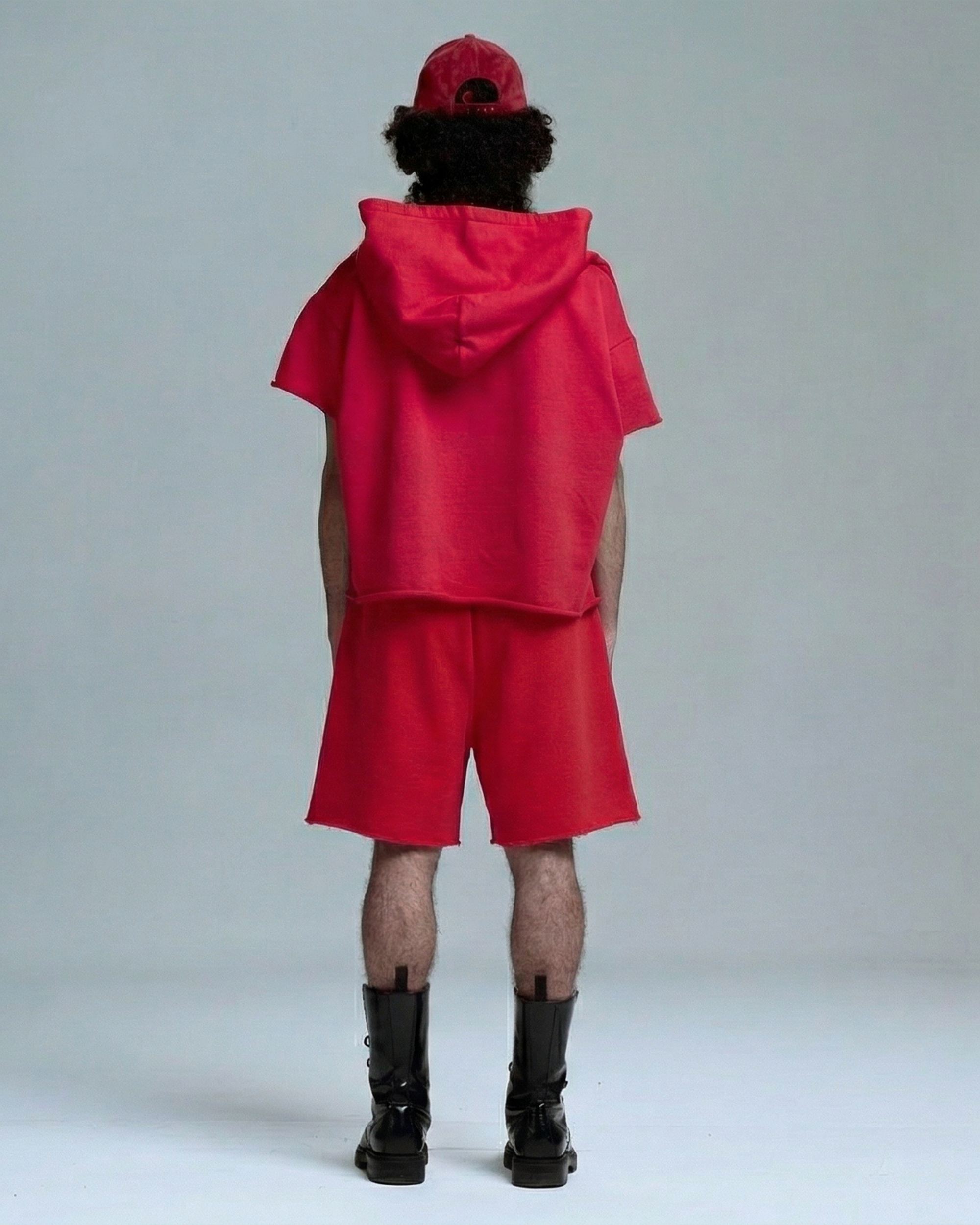 HIGH RISK SWEAT SHORT - RED