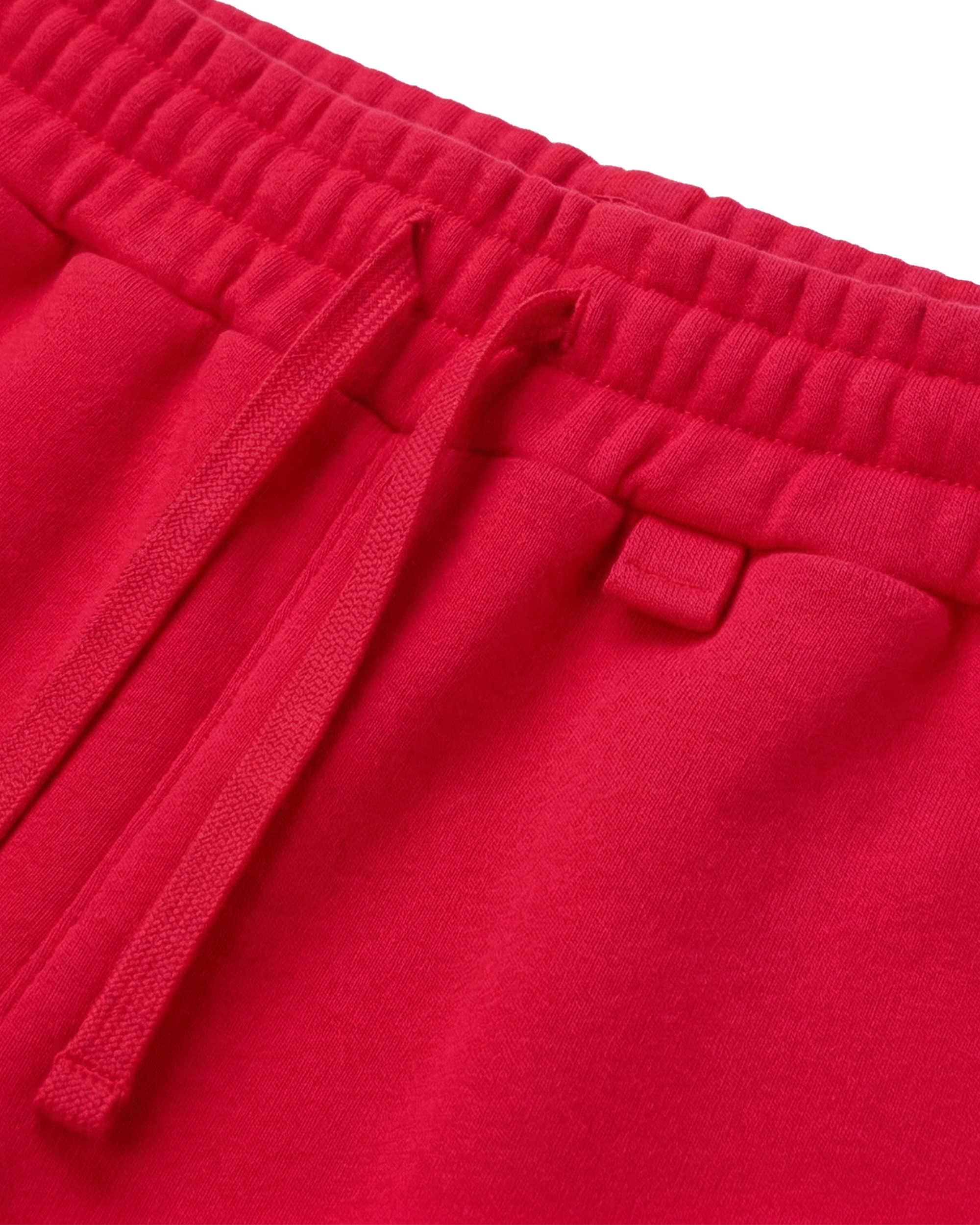 HIGH RISK ZIPPER SWEATPANTS - RED