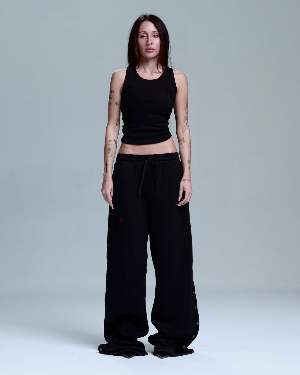 HIGH RISK SNAP SWEATPANTS