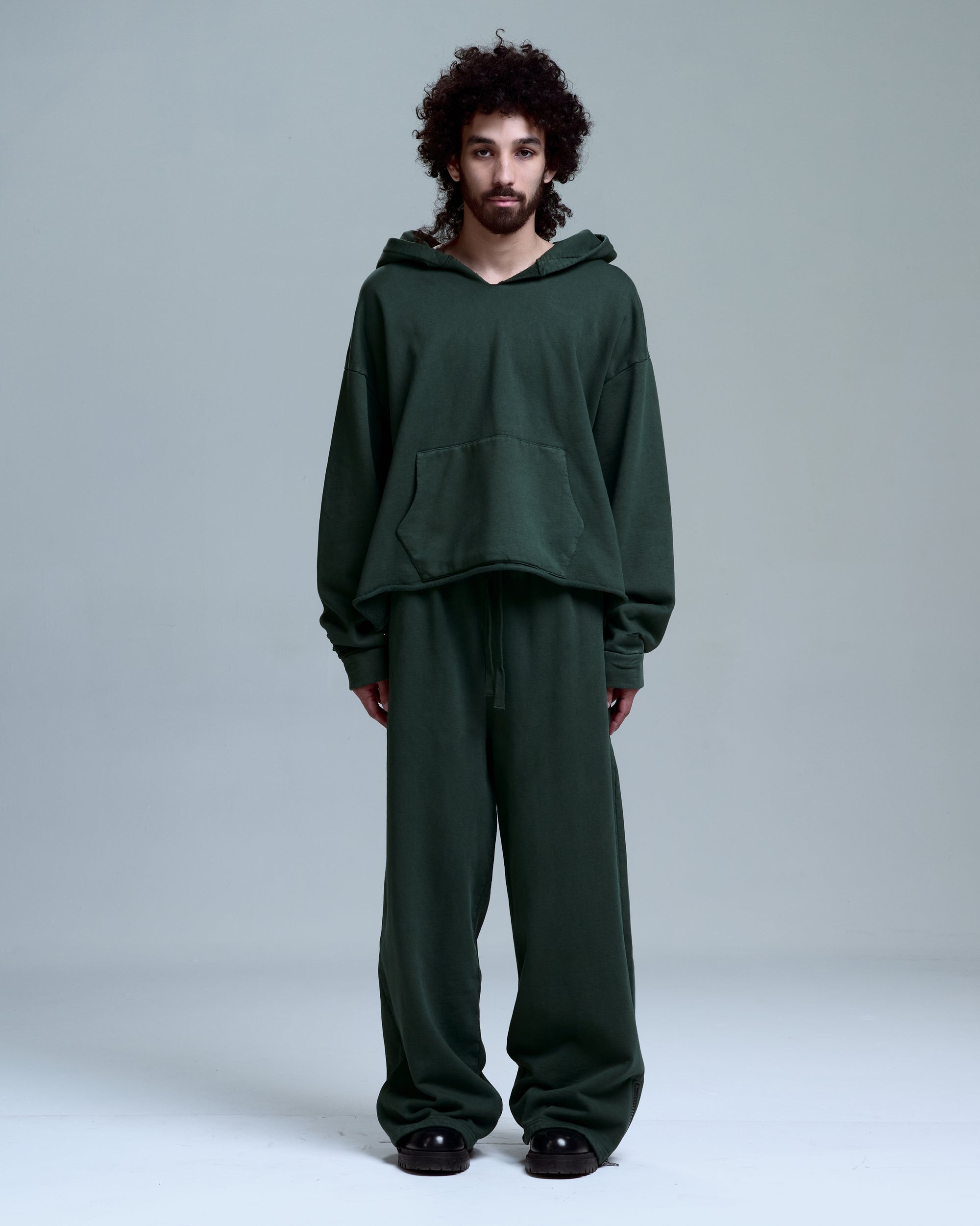 OVERSIZED HOODIE - GREEN