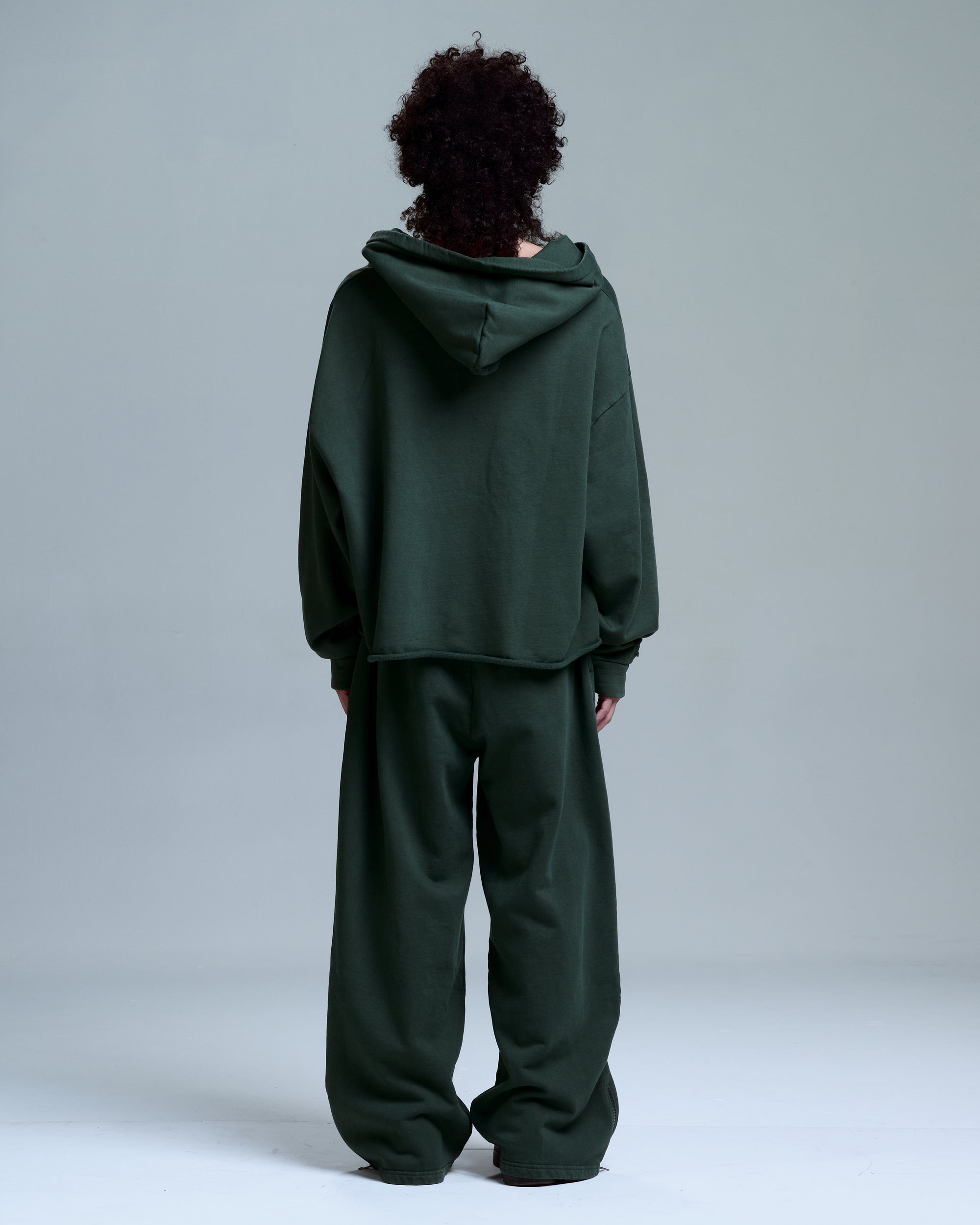 OVERSIZED HOODIE - GREEN