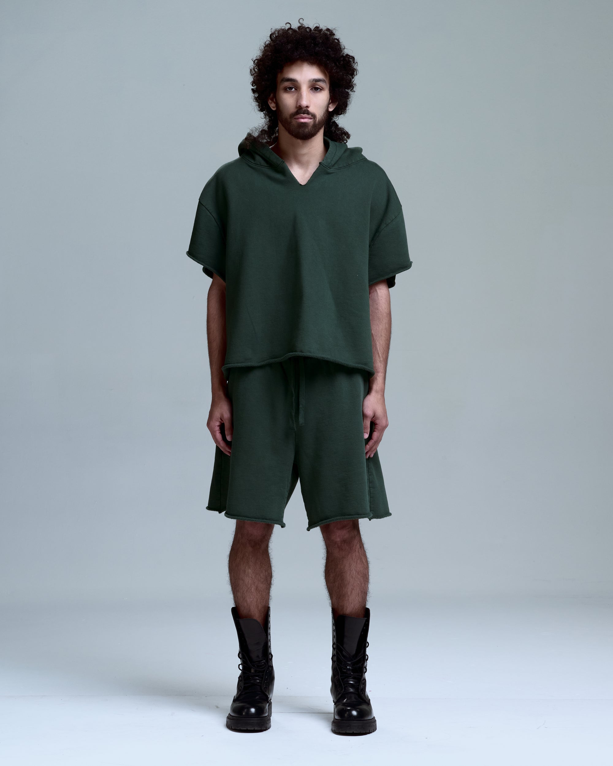 SWEAT SHORT - GREEN