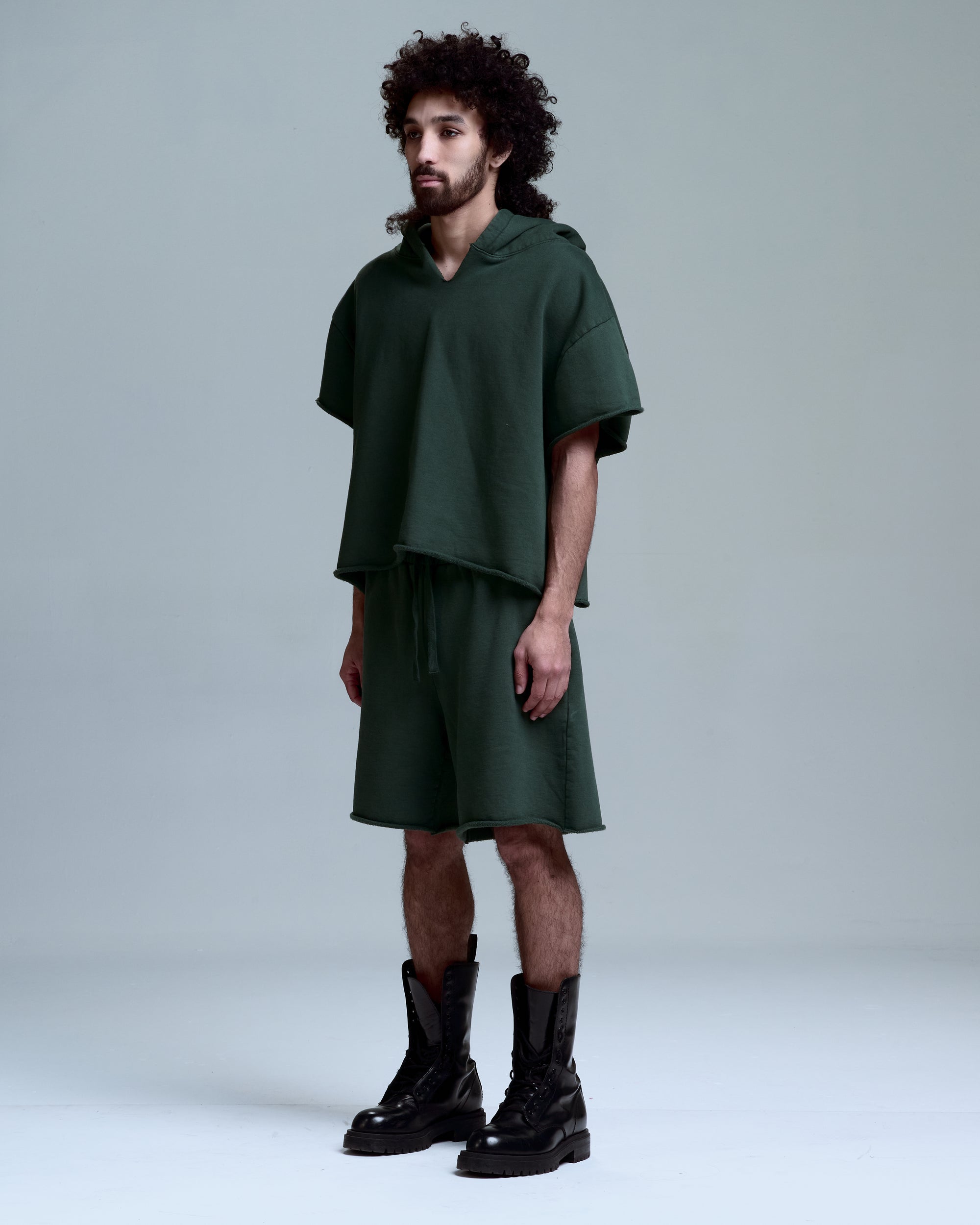 SWEAT SHORT - GREEN