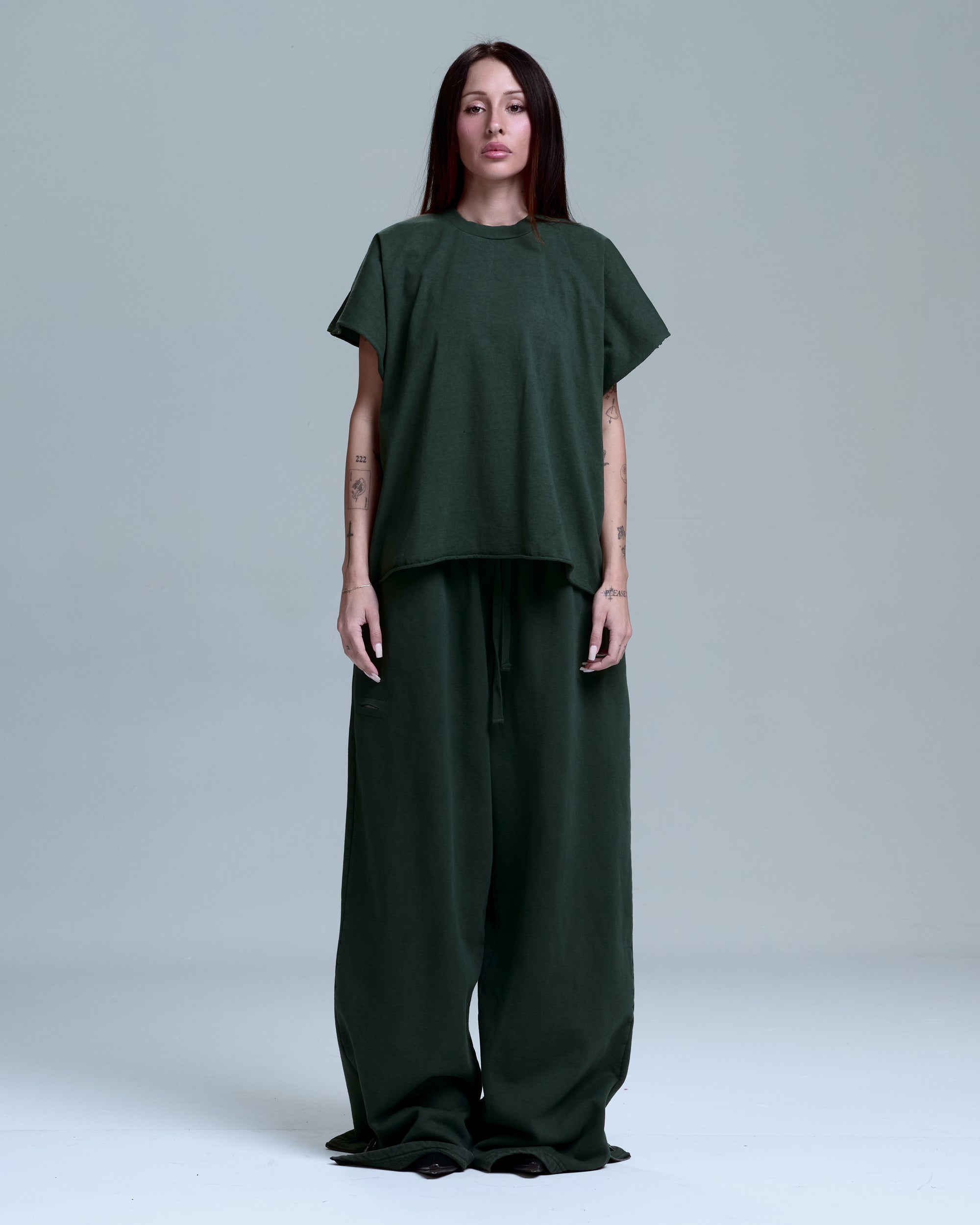 FLAGESHP TEE - GREEN