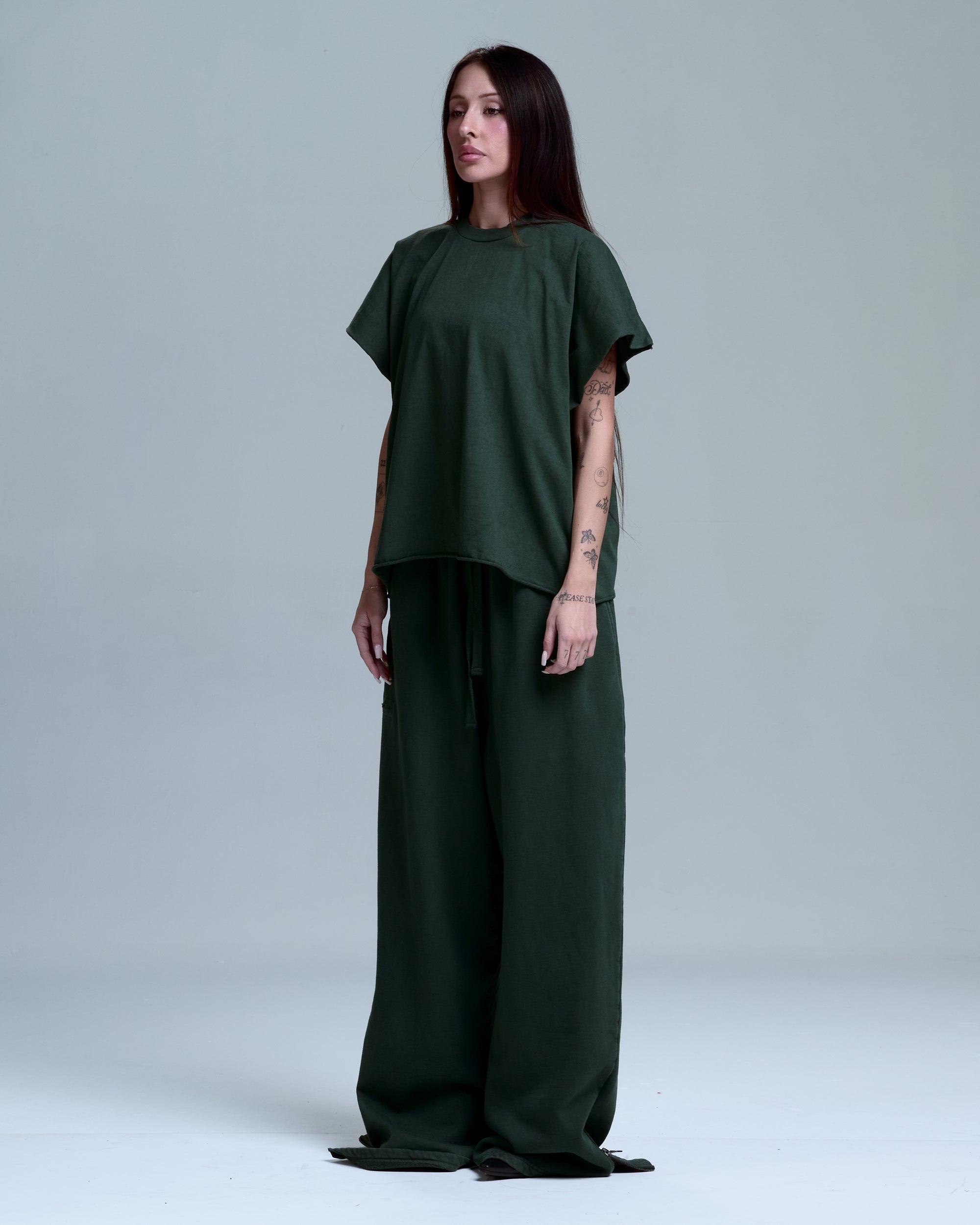 FLAGESHP TEE - GREEN