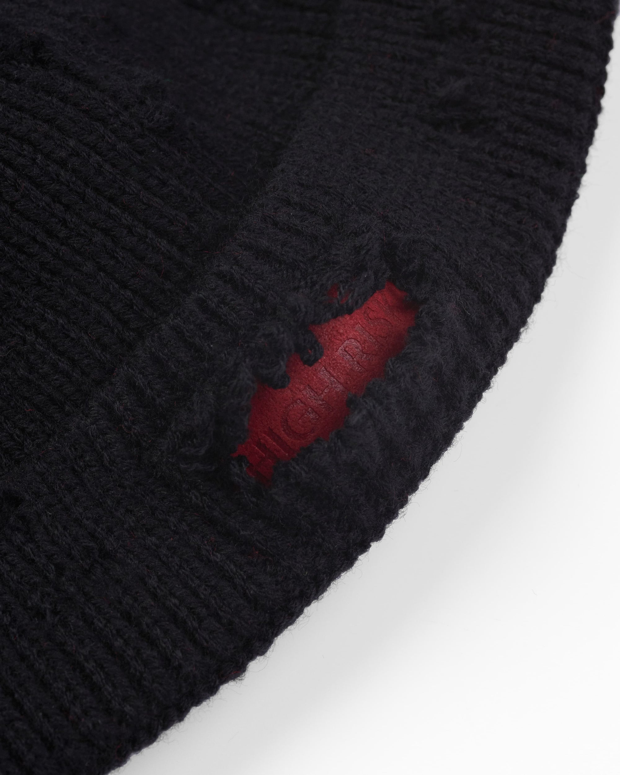 HIGH RISK BEANIE - BLACK