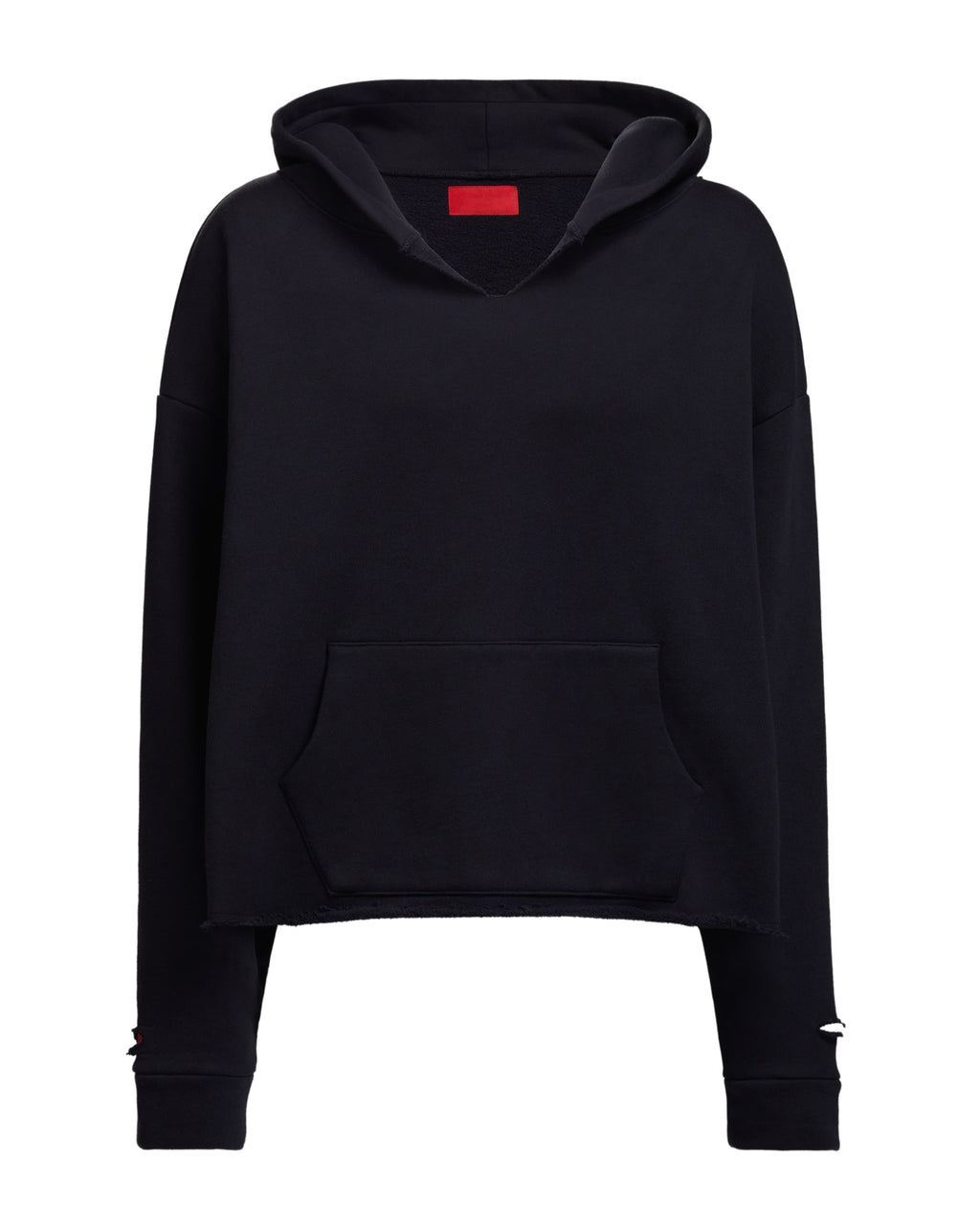 HIGH RISK OVERSIZED HOODIE - BLACK