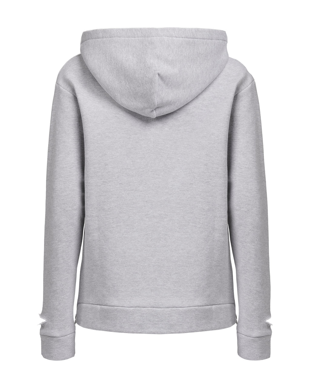 HIGH RISK SLIM FIT ZIPPER HOODIE - HEATHER GREY