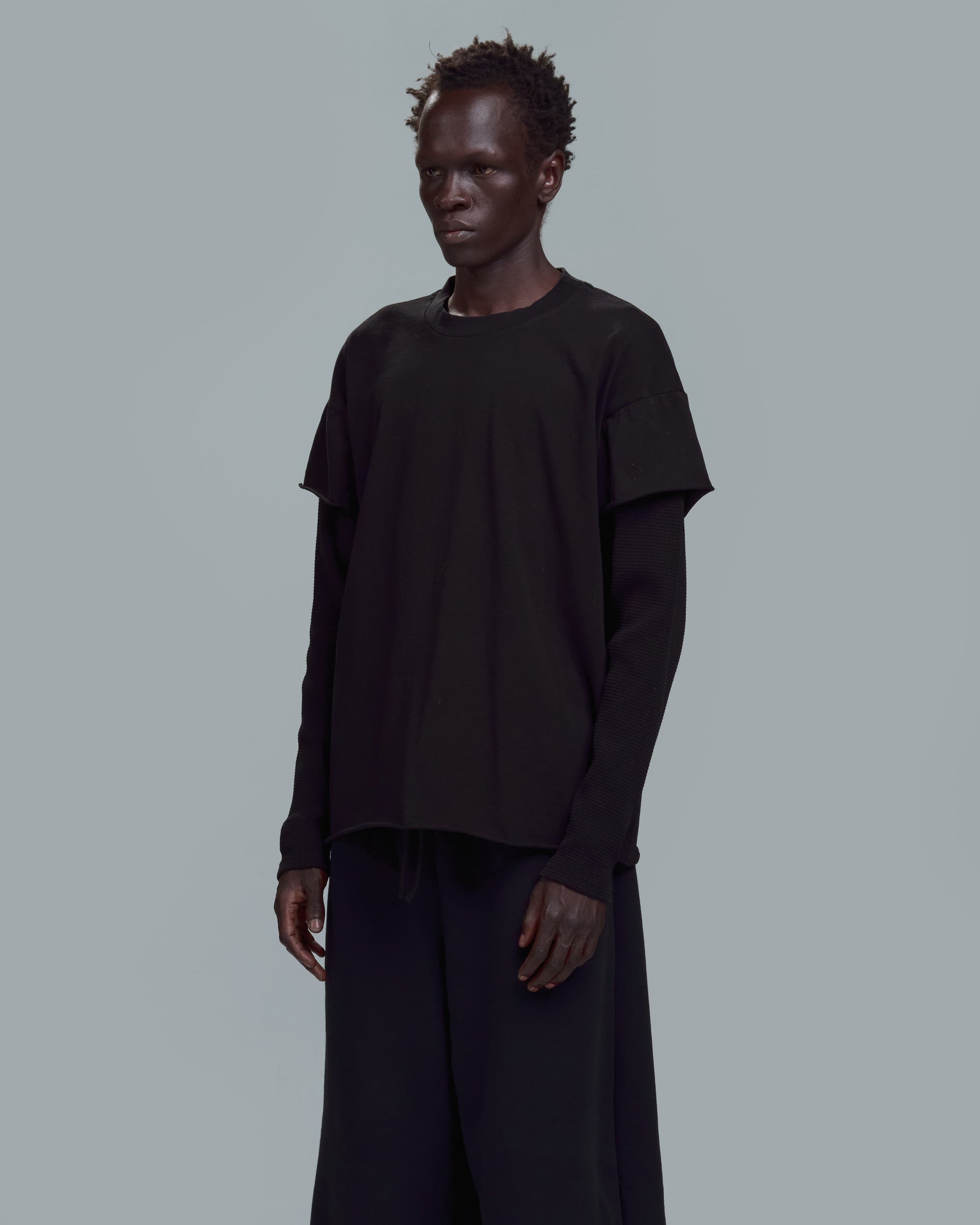 HIGH RISK THERMAL TEE - BLACK