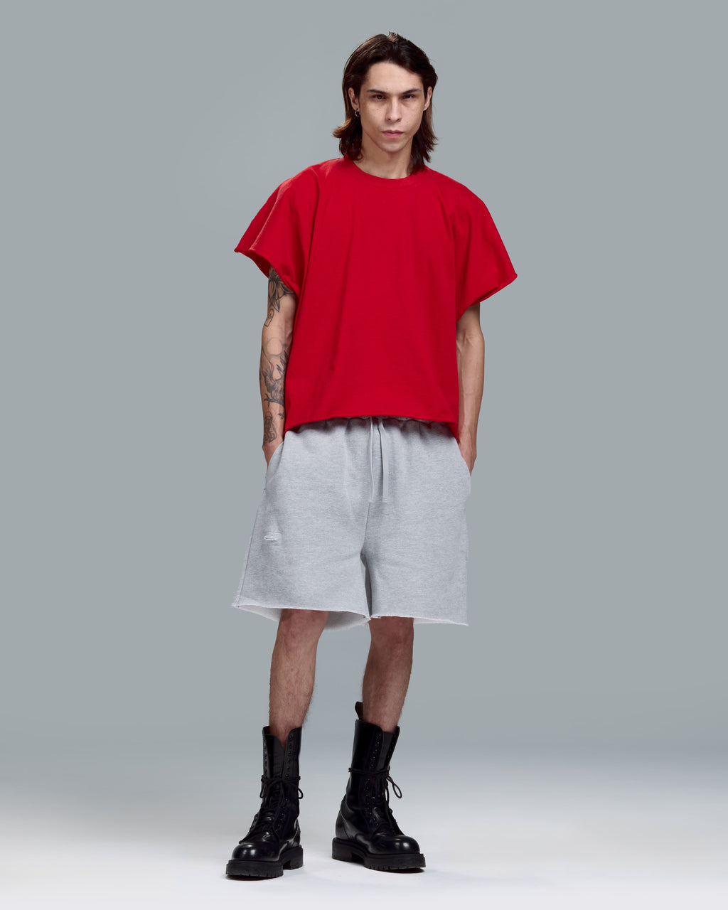 HIGH RISK SWEAT SHORT - GREY