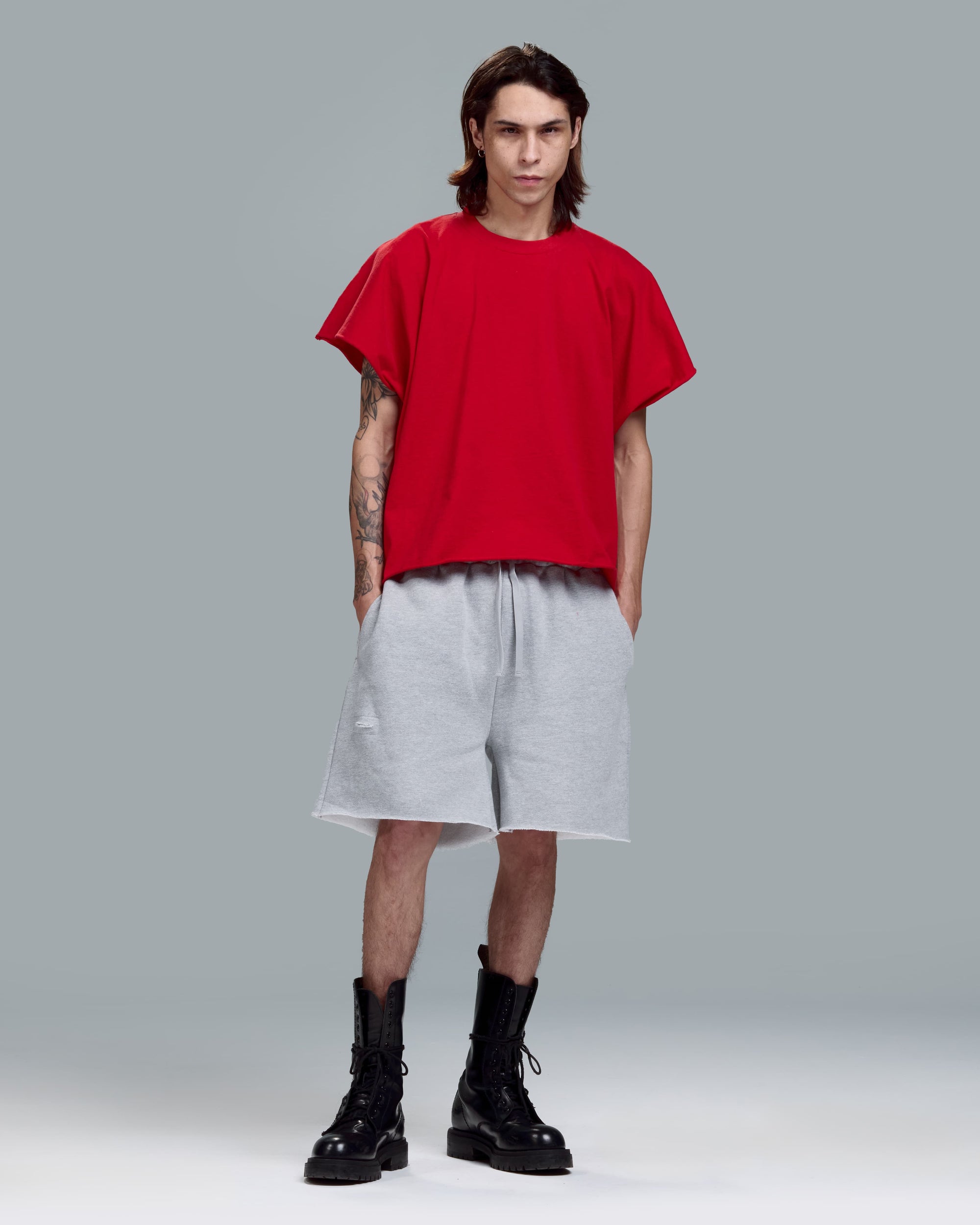 HIGH RISK SWEAT SHORT - GREY