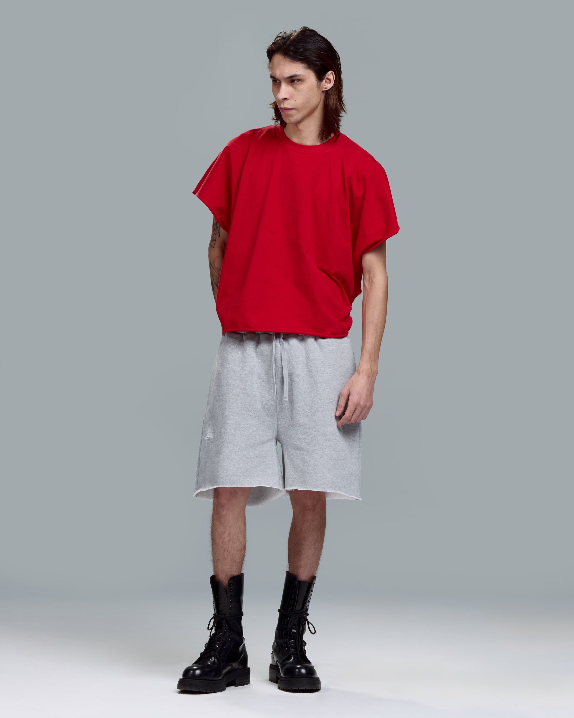 HIGH RISK SWEAT SHORT - GREY