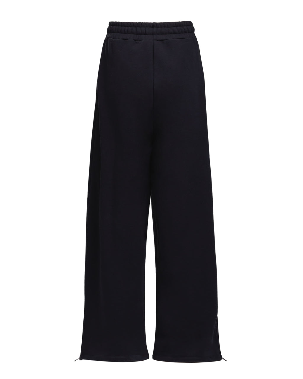 HIGH RISK ZIPPER SWEATPANTS - BLACK